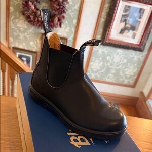 Blundstone Black Elastic Sided Boot Lined